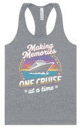 Load image into Gallery viewer, Making Memories, One Cruise at a Time Women's Racerback Tank
