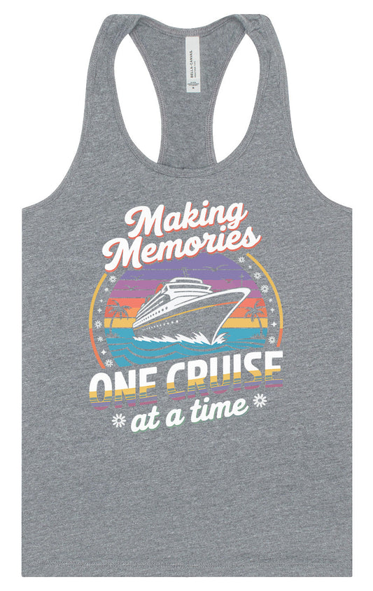 Making Memories, One Cruise at a Time Women's Racerback Tank