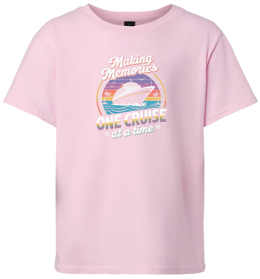 Making Memories, One Cruise at a Time Children's Gildan Soft Shirt