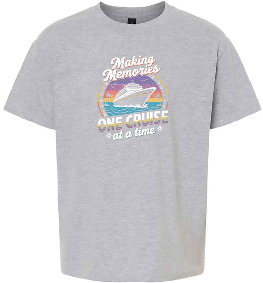 Making Memories, One Cruise at a Time Children's Gildan Soft Shirt
