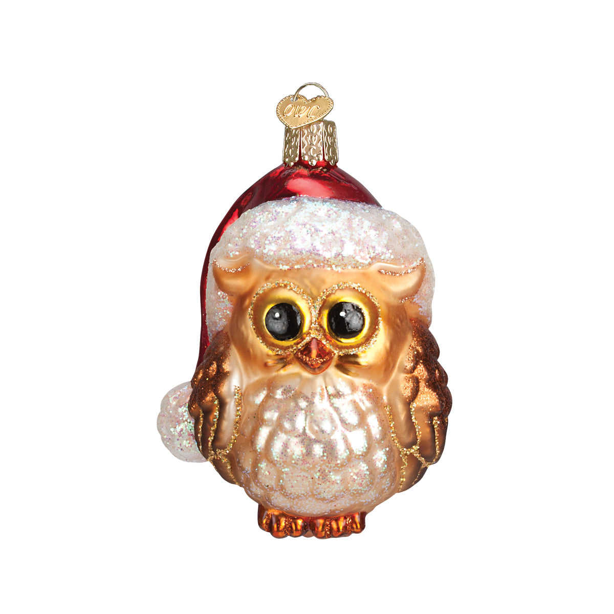 Santa Owl Ornament - Southlake Paws