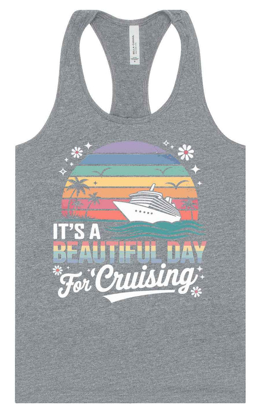 Beautiful Day for Cruising Women's Racerback Tank