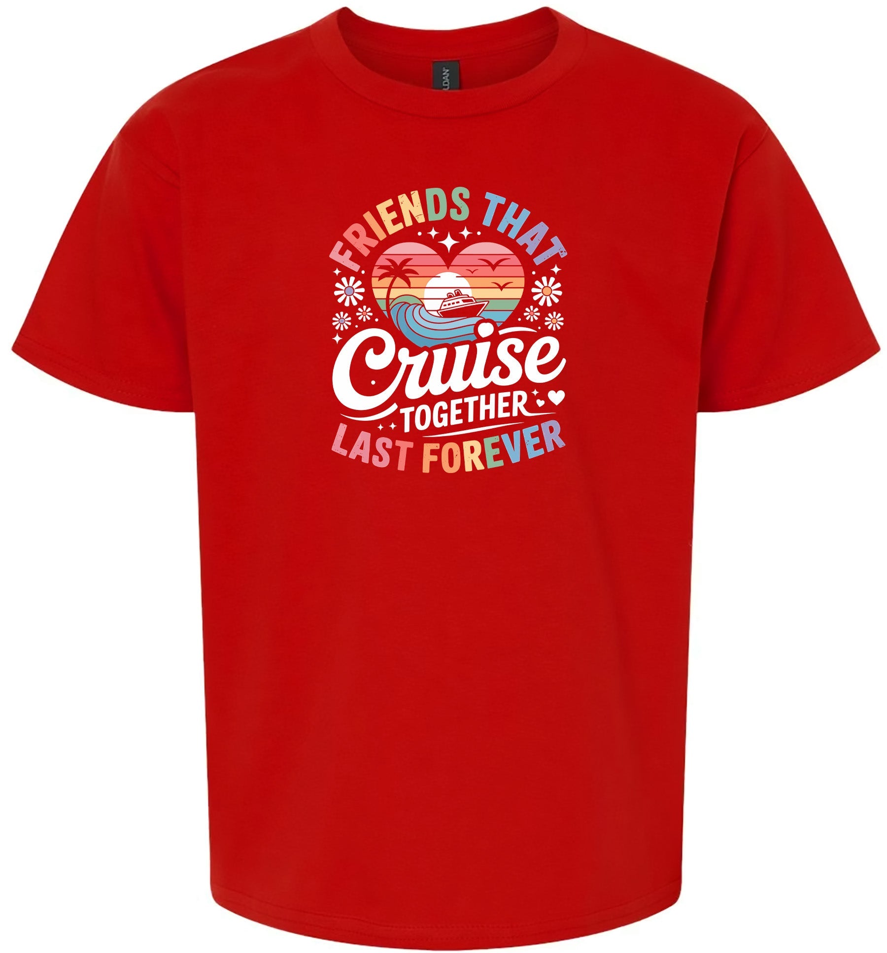 Friends That Cruise Together Children's Gildan Soft Shirt