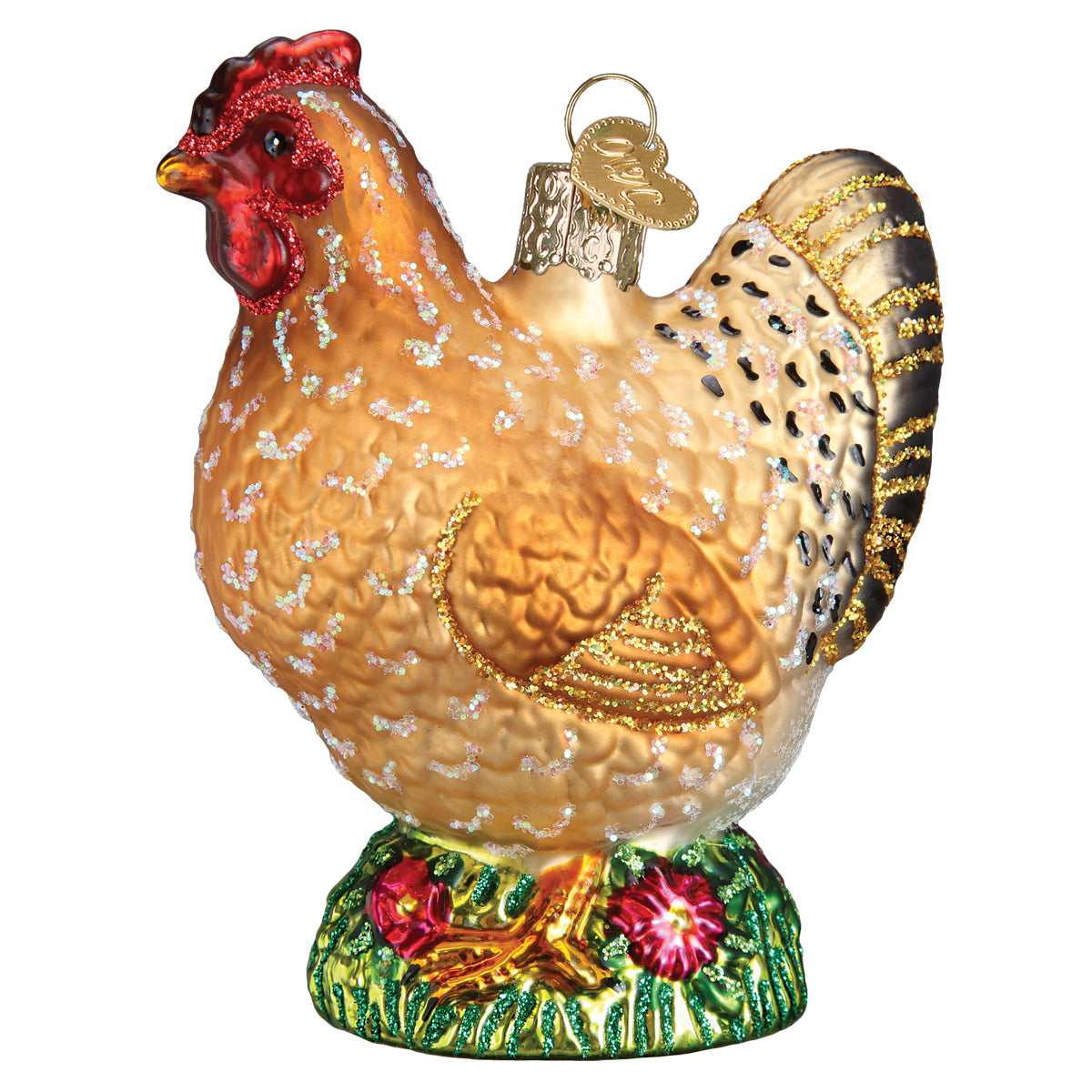 Spring Chicken Christmas Ornament - Southlake Paws