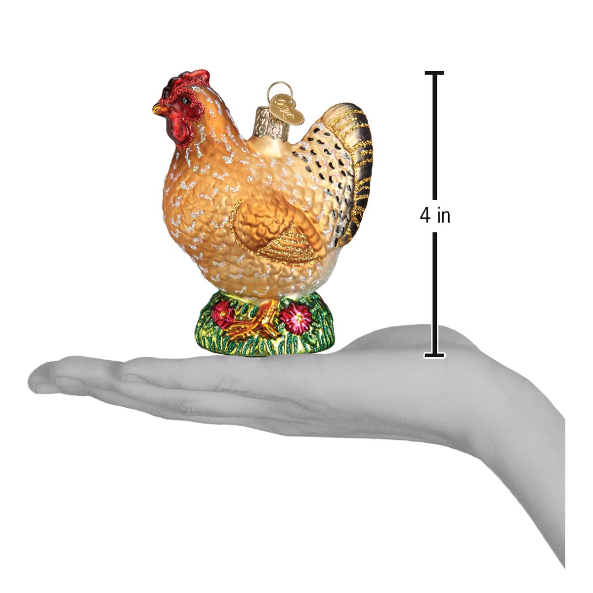 Spring Chicken Christmas Ornament - Southlake Paws