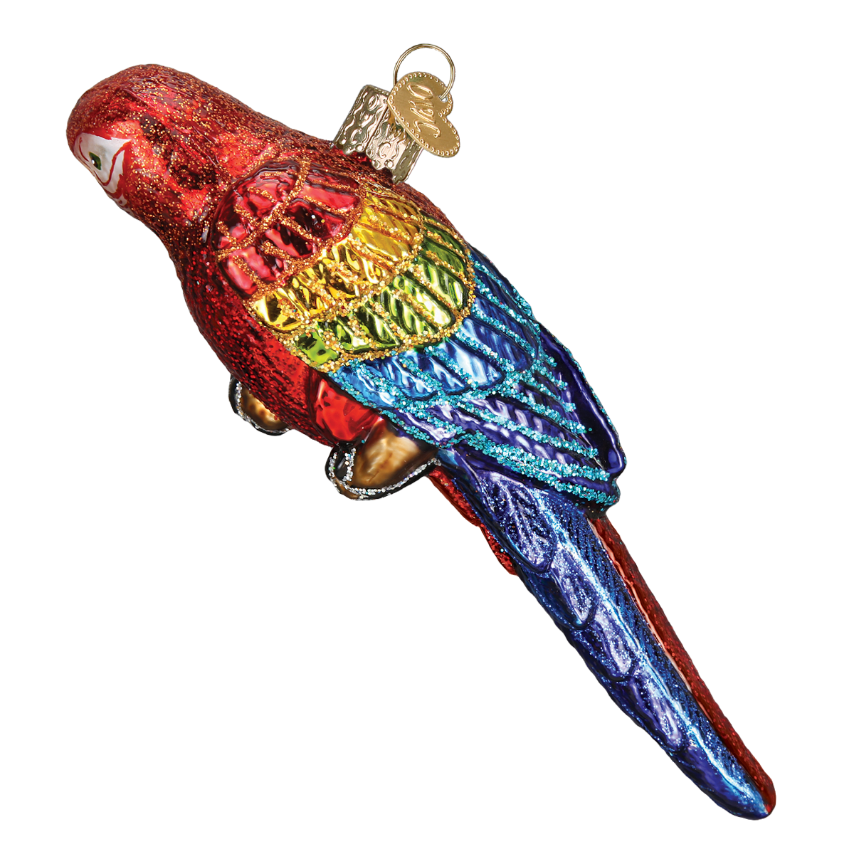 Tropical Parrot Ornament - Southlake Paws