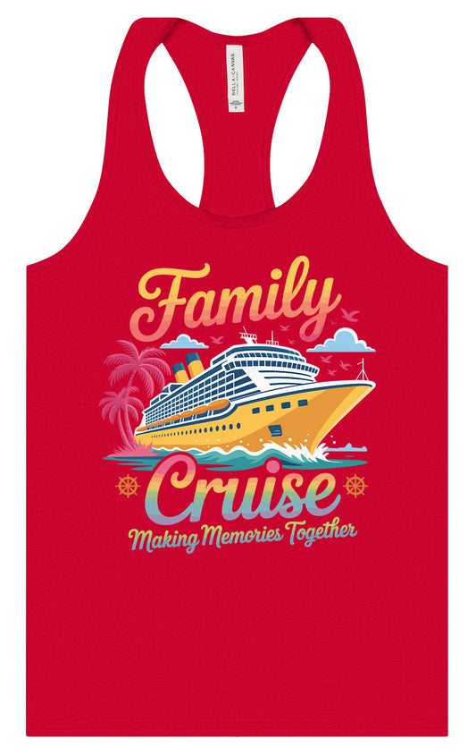 Family Cruise Women's Racerback Tank