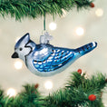Load image into Gallery viewer, Bright Blue Jay Ornament - Southlake Paws
