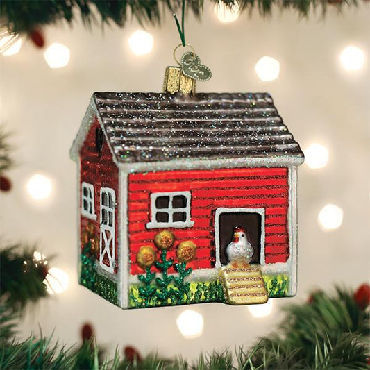 Chicken Coop Ornament - Southlake Paws