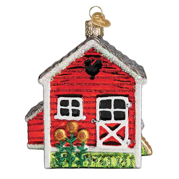 Chicken Coop Ornament - Southlake Paws