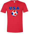 Load image into Gallery viewer, USA Soccer Children's Gildan Soft Shirt
