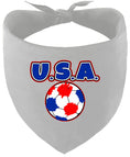 Load image into Gallery viewer, USA Soccer Pet Bandana
