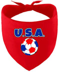 Load image into Gallery viewer, USA Soccer Pet Bandana
