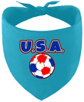 Load image into Gallery viewer, USA Soccer Pet Bandana

