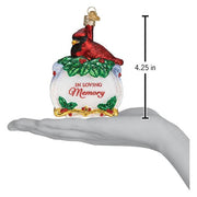 Memorial Cardinal Ornament