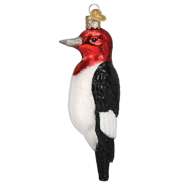 Red-headed Woodpecker Ornament - Southlake Paws