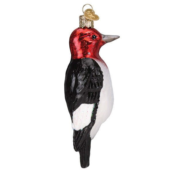 Red-headed Woodpecker Ornament - Southlake Paws