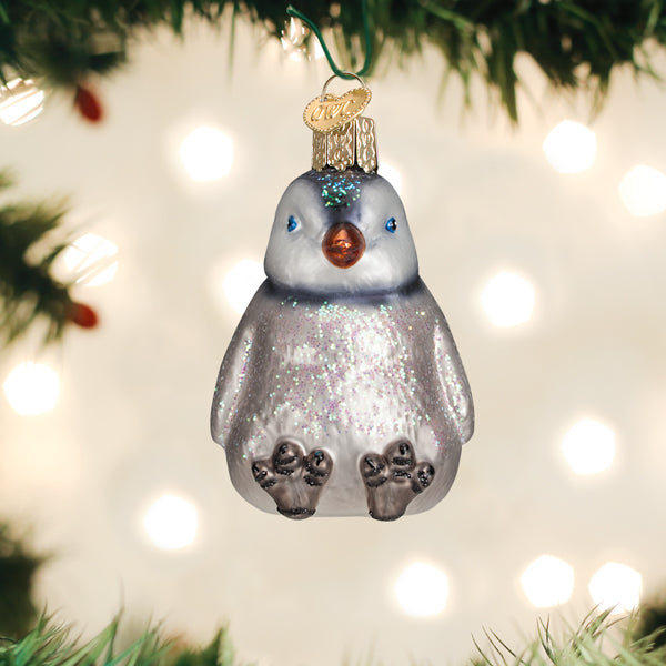 Sitting Penguin Chick Ornament - Southlake Paws