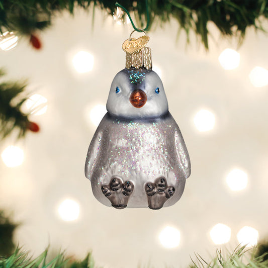Sitting Penguin Chick Ornament - Southlake Paws