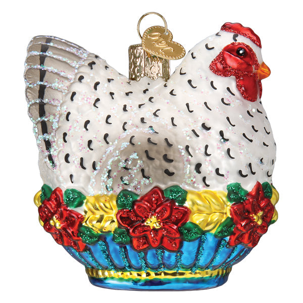 French Hen Ornament - Southlake Paws