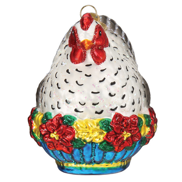 French Hen Ornament - Southlake Paws