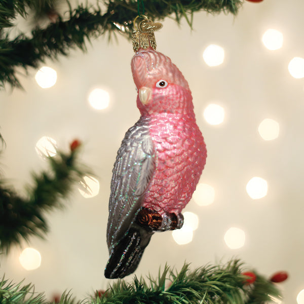 Rose-breasted Cockatoo Ornament - Southlake Paws