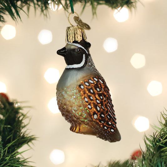 Quail Ornament - Southlake Paws