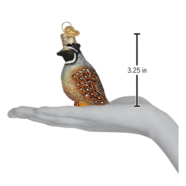 Quail Ornament - Southlake Paws
