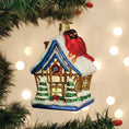 Load image into Gallery viewer, Cardinal Birdhouse Ornament - Southlake Paws
