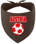 Load image into Gallery viewer, Austria Soccer Pet Bandana
