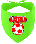 Load image into Gallery viewer, Austria Soccer Pet Bandana
