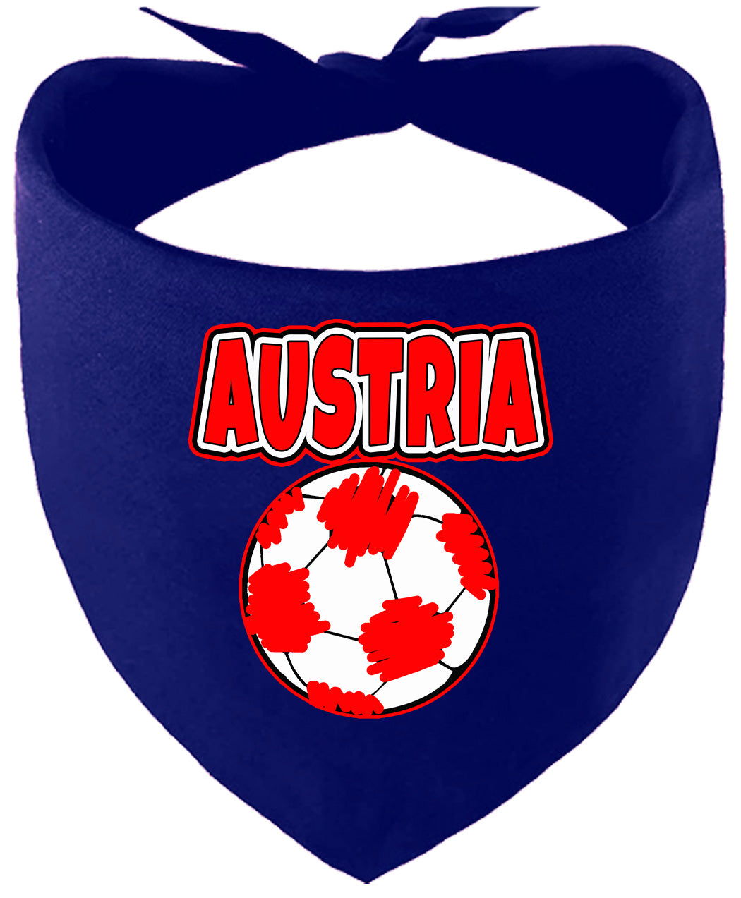 Austria Soccer Pet Bandana