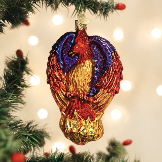 Fiery Phoenix Ornament - Southlake Paws