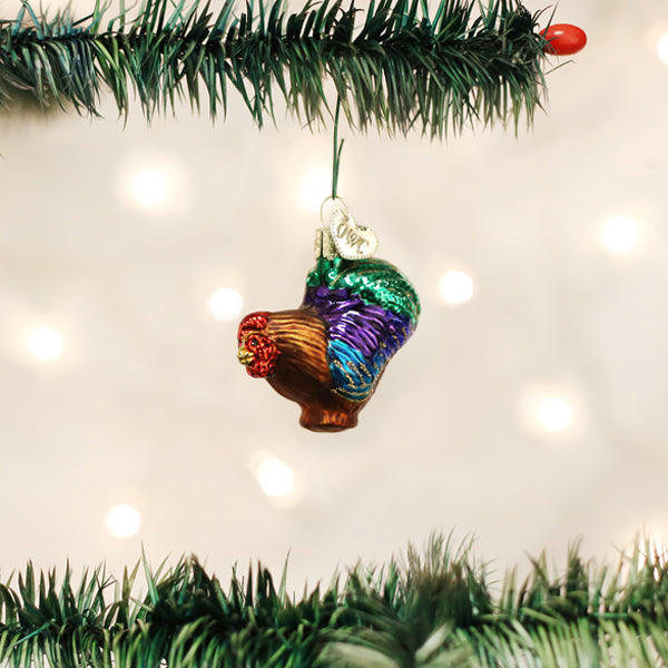 Small Rooster Ornament - Southlake Paws