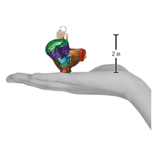 Small Rooster Ornament - Southlake Paws