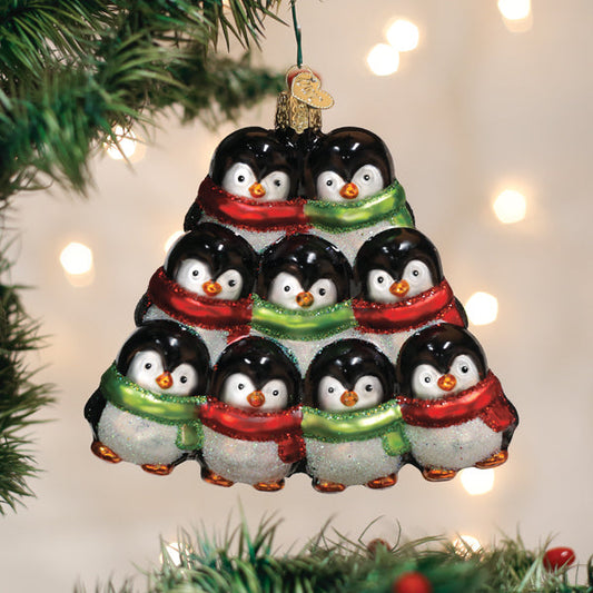 Penguin Family Of 9 Ornament - Southlake Paws