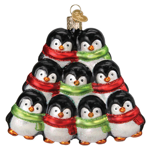 Penguin Family Of 9 Ornament - Southlake Paws