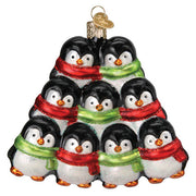 Penguin Family Of 9 Ornament