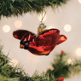 Load image into Gallery viewer, Cardinal In Flight Ornament

