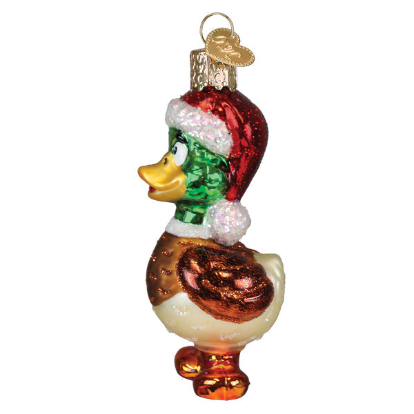 Silly Santa Duck Ornament - Southlake Paws