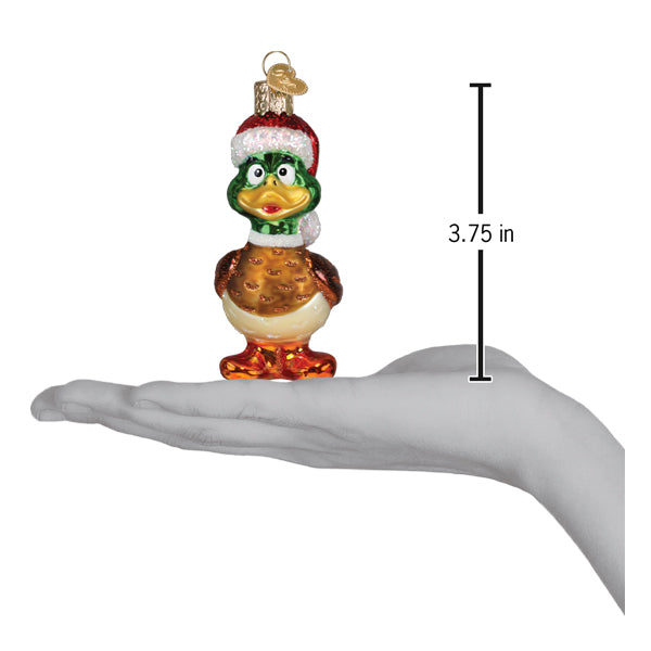 Silly Santa Duck Ornament - Southlake Paws