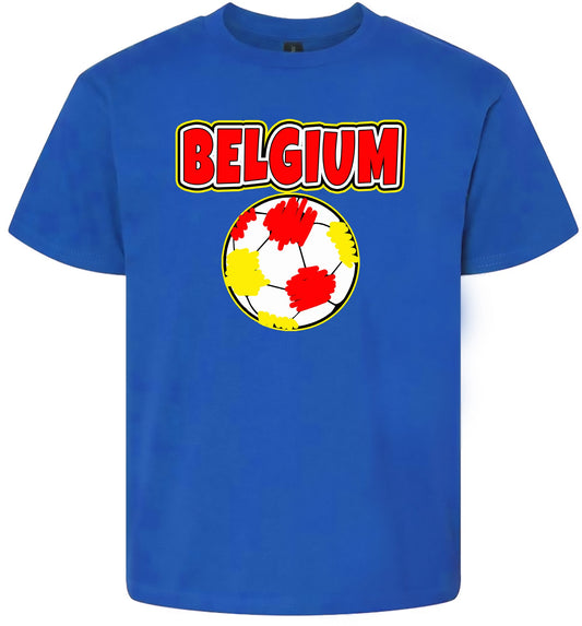 Belgium Soccer Children's Gildan Soft Shirt