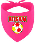 Load image into Gallery viewer, Belgium Soccer Pet Bandana
