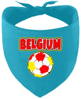 Load image into Gallery viewer, Belgium Soccer Pet Bandana

