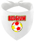 Load image into Gallery viewer, Belgium Soccer Pet Bandana
