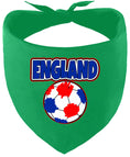 Load image into Gallery viewer, England Soccer Pet Bandana
