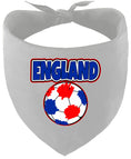 Load image into Gallery viewer, England Soccer Pet Bandana
