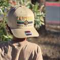 Load image into Gallery viewer, Pup Lux Dog Snapback Hat | Gift for Dog Lovers | Tan Trucker
