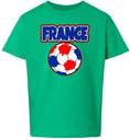 Load image into Gallery viewer, France Soccer Children's Gildan Soft Shirt
