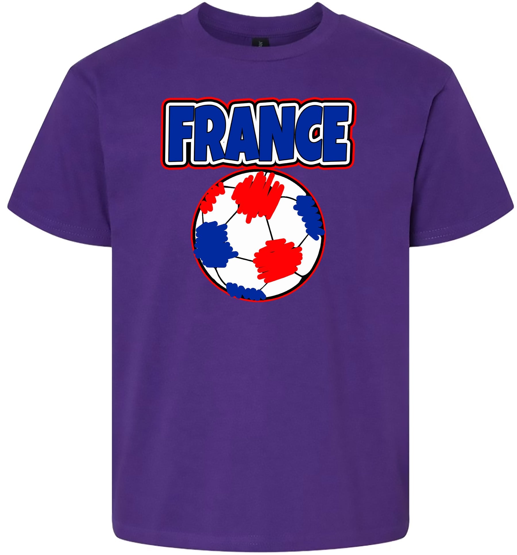 France Soccer Children's Gildan Soft Shirt